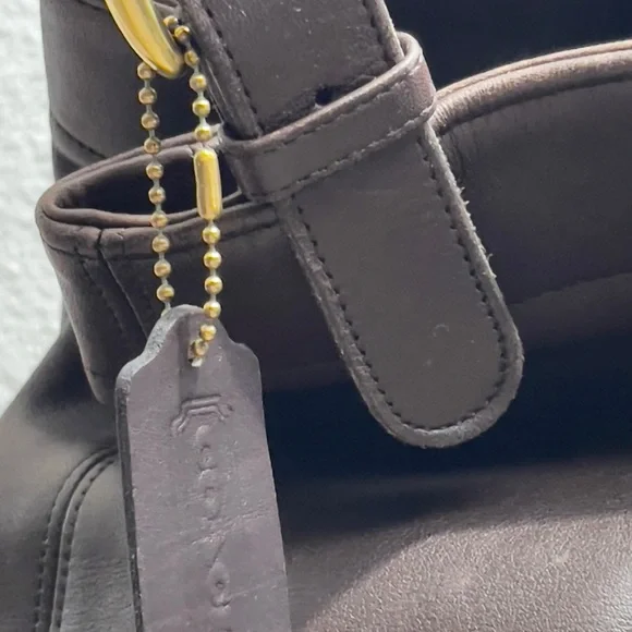 Coach Dark Brown Leather Handbag - Picture 8 of 10